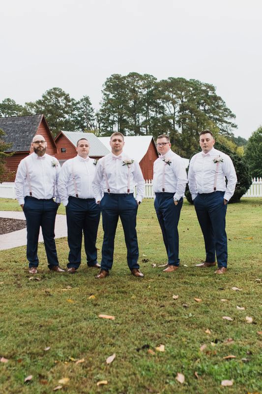 Groom and Groomsmen - Rebecca Stevenson Photography