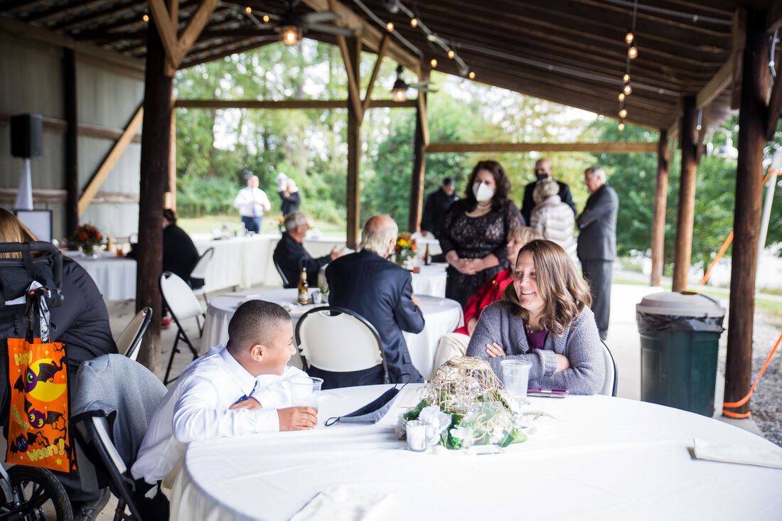 Guest at Wedding Reception