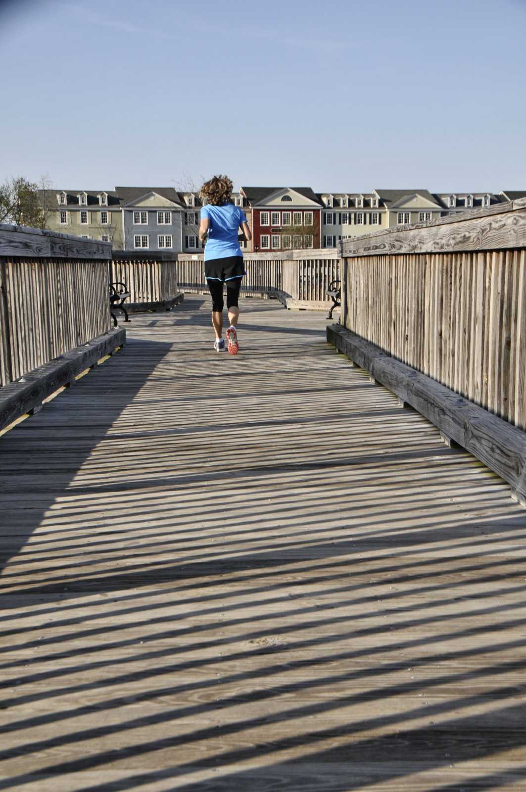 Running the Walkway by Shirley Whitenack