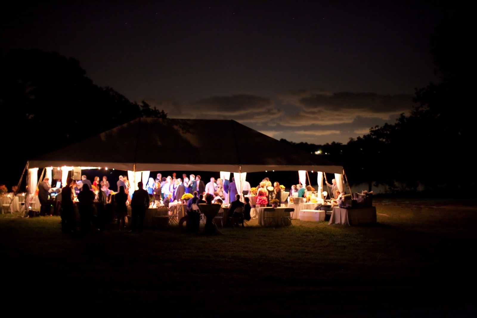 Windsor Castle Park at night